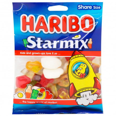 Цукерки Haribo Starmix желейні 150г slide 1
