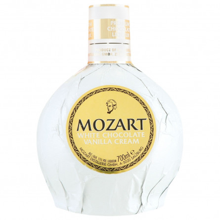 Лікер Mozart White Білий шоколад та ванільний крем 15% 0,7л