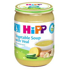 Суп HiPP овощной с телятиной 190г mini slide 1