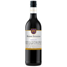 Вино Berri Estates Merlot червоне напівсухе 13,5% 0,75л mini slide 1