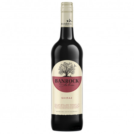 Вино Banrock Station Шираз красное сухое 13,5% 0,75л
