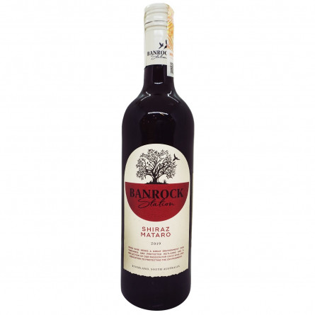 Вино Banrock Station Shiraz Mataro красное сухое 13% 0,75л