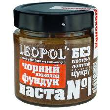 Паста Leopol' №1 Фундук-чорний шоколад 200г mini slide 1