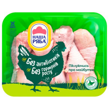 Голень Наша Ряба цыпленка-бройлера охлажденная (упаковка ~ 1,1кг) mini slide 1