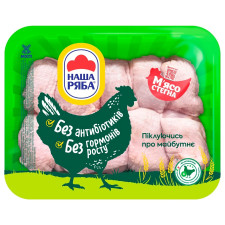 М'ясо стегна Наша ряба курчат-бройлерів без кістки (упаковка PET~ 1,1 кг) mini slide 1