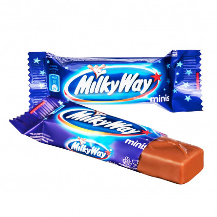 Цукерки Milky Way міні з суфле в молочному шоколаді вагові slide 1