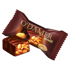 Конфеты Лукас O'damer глазированные молочно-грильяжные с арахисом mini slide 1
