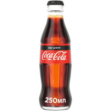 Напиток Coca-Cola Zero безалкогольный сильногазированный 250мл mini slide 1