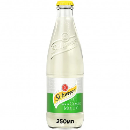 Напій Schweppes Класичний мохіто безалкогольний сильногазований соковмісний 250мл скло