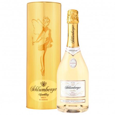 Вино ігристе Schlumberger Sparkling Brut Gold Edition біле брют 12% 0.75л