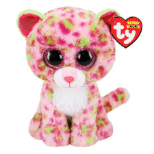 Іграшка м'яка TY Beanie Boo's рожевий леопард 15см mini slide 1