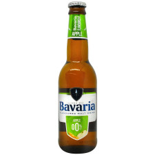 Пиво Bavaria Apple безалкогольне 0,33л mini slide 1