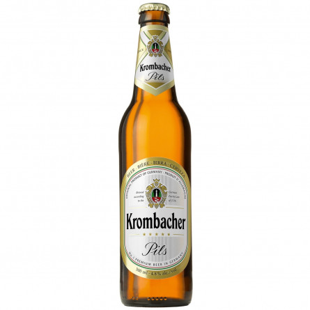 Пиво Krombacher Pils світле 4,8% 0,5л