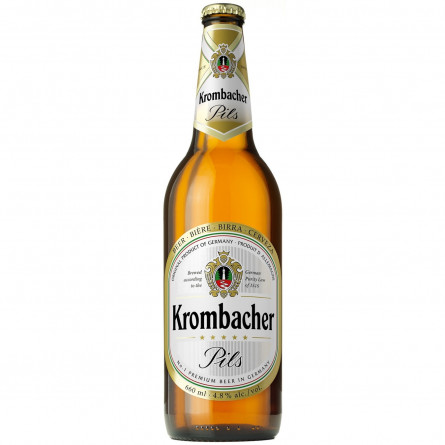 Пиво Кромбахер Пілс класичне світле 4.8%об. 0,66л slide 1