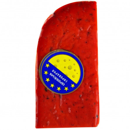 Сир Європейська сироварня Гауда з червоним песто 55% ваговий slide 1