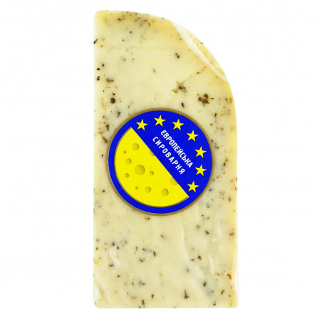 Сыр Европейская сыроварня Гауда с прованскими травами 55% весовой slide 1