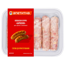 Ковбаски Наша ряба Апетитна Барбекю курячі для грилю та смаження охолоджені ~ 0,75кг mini slide 1