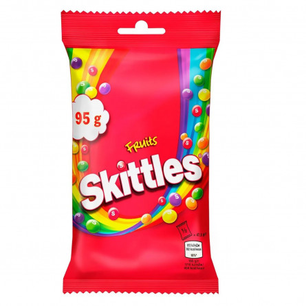 Драже Skittles Фрукты жевательное 95г slide 1