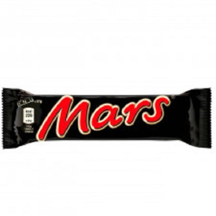 Батончик Mars с нугой и карамелью в молочном шоколаде 51г