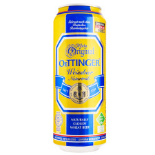 Пиво Oettinger Weissbier светлое нефильтрованное 4,9% 0,5л mini slide 1