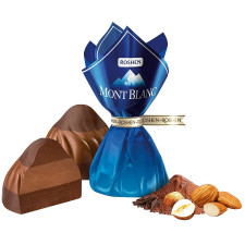 Цукерки Roshen Mont Blanc тришарове горіхове праліне mini slide 1