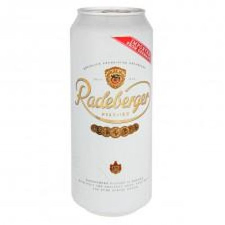 Пиво Radeberger Pilsner светлое 4,8% 0,5л