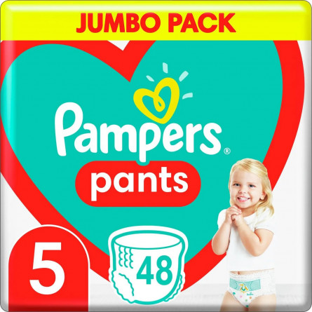 Підгузки-трусики Pampers Pants Розмір 5 12-17кг 48шт