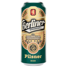 Пиво Berliner Geschichte Pilsner 1237 світле фільтроване 4,8% 0,5л mini slide 1