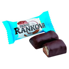 Цукерки Suvorov Nova Rankova шоколадні зі смаком шоколаду та кокосу mini slide 1