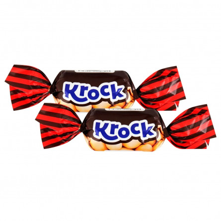 Цукерки Roshen Krock з арахісовою пастою