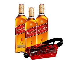 Набір подарунковий №14 Віскі Johnnie Walker Red Label 40% 0,7л 3шт + брендована сумка-бананка mini slide 1