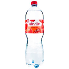 Вода мінеральна Akvile зі смаком червоних ягід слабогазована 1,5л mini slide 1