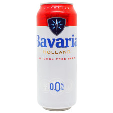 Пиво Bavaria світле 0% 0,5л mini slide 1