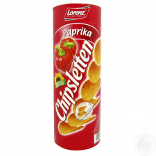 Чіпси Лоренц Чіпслеттен картопляні зі смаком паприки 100г Німеччина mini slide 1
