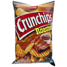 Чіпси картопляні Lorenz Crunchips Roasted Реберця хвилясті 140г mini slide 1