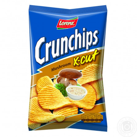 Чіпси картопляні  Lorenz Crunchips X-cut Гриби хвилясті 75г slide 1
