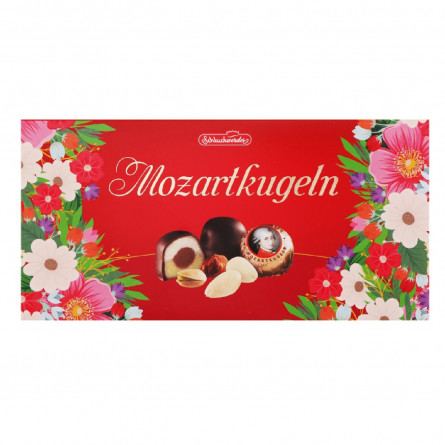 Конфеты Schluckwerder Mozartkugeln фисташковый марципан в шоколаде 200г