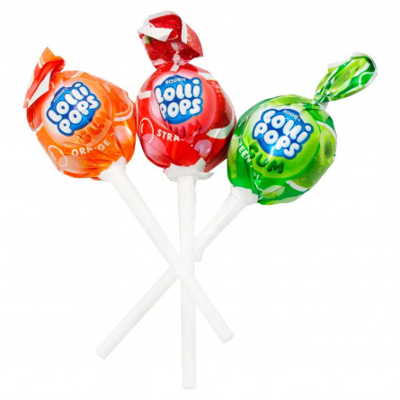 Карамель Roshen Lollipops Gum Фруктовий мікс slide 1