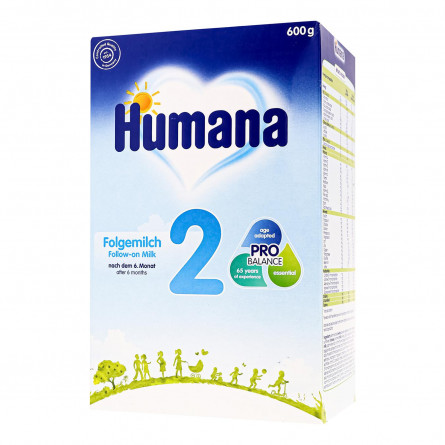 Смесь Humana детская с пребиотиками 6-12мес 600г