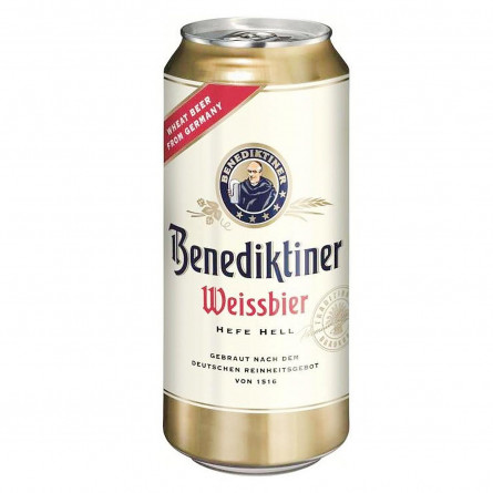 Пиво Benediktiner Weissbier 5,4% 0,5л slide 1