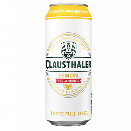 Пиво Clausthaler Lemon безалкогольне 500мл slide 1
