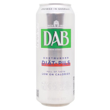Пиво DAB Diet-Pils светлое фильтрованное железная банка 4,9% 0,5л mini slide 1