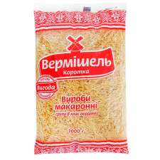 Макаронні вироби Вигода Вермішель 1кг mini slide 1