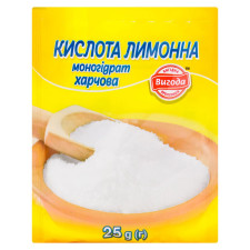 Кислота лимонна Вигода харчова 25г mini slide 1