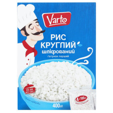 Рис Varto круглый шлифованный в пакетиках 4шт х 100г mini slide 1