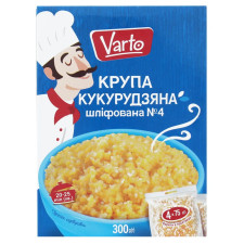 Крупа Varto кукурудзяна шліфована №4 в пакетиках 4шт х 75г mini slide 1
