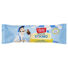 Мороженое Varto Эскимо пломбир с ароматом ванили в глазури 12% 75г mini slide 1