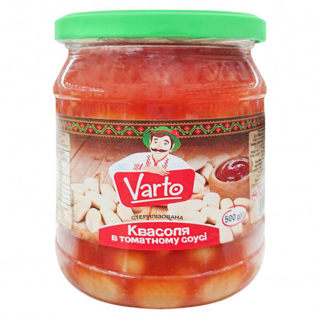 Квасоля Varto в томатному соусі стерилізована 500г