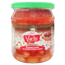 Квасоля Varto в томатному соусі стерилізована 500г mini slide 1