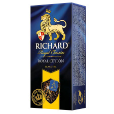 Чай Richard Royal Ceylon чорний 25шт х 2г mini slide 1
